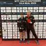 Mariia Lytvyn mit Trainer Attila Balaz