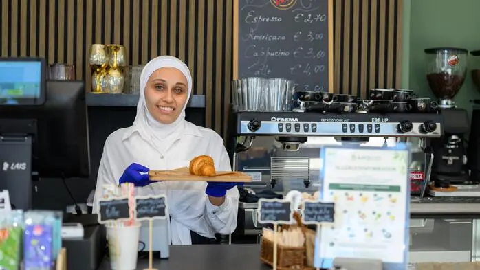 Shahd Almohamad hat sich Ende April den Traum vom eigenen Café erfüllt