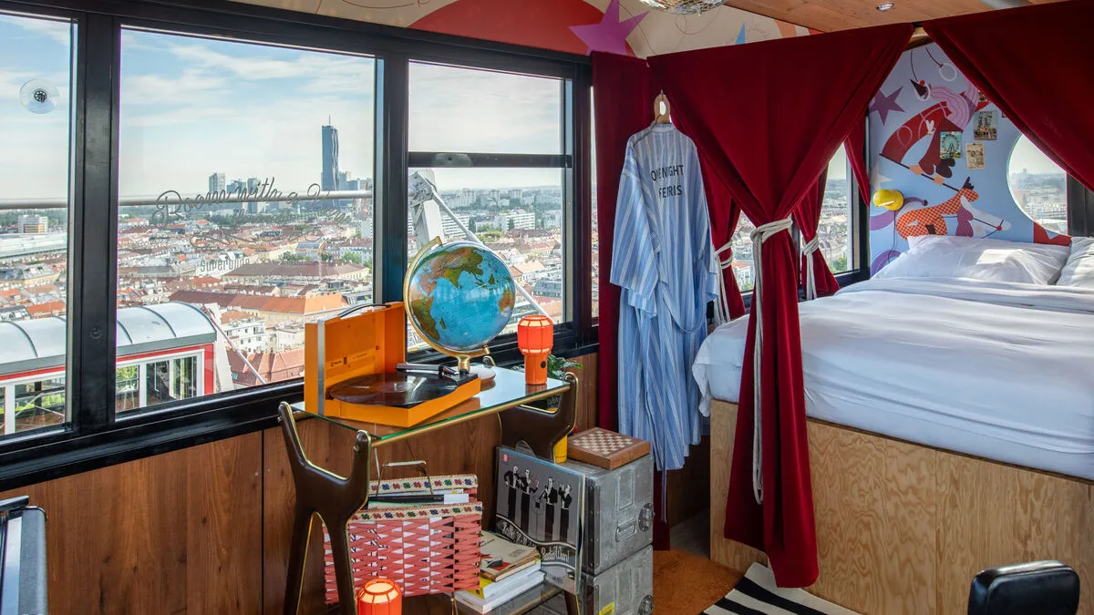 Auf 65 Metern über Wien Schäfchen zählen