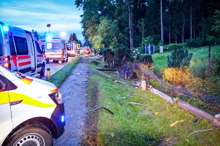 Einer Zivilstreife der Polizei war das Fahrzeug bereits vor dem Unfall aufgefallen, sie versuchten den Pkw anzuhalten. Das Fahrzeug beschleunigte aber - woraufhin die Polizei die Verfolgungsfahrt abbrach.