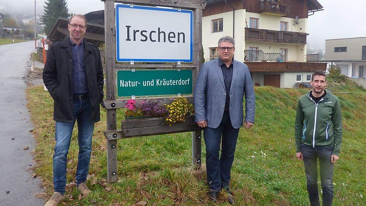 Gemeinderat Peter Sommer, Vizebürgermeister Manfred Dullnig und Gemeindeparteiobmann Norbert Lengfeldner