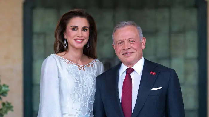 König Abdullah II und Königin Rania