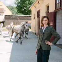 Alexandra Kaszay im Gestüt Piber