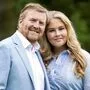 Prinzessin Amalia mit ihrem Vater König Willem-Alexander.