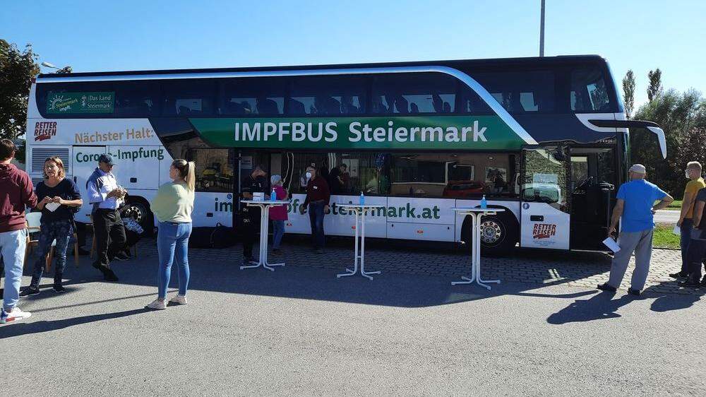 Der Impfbus macht am 15. Jänner Halt in Birkfeld