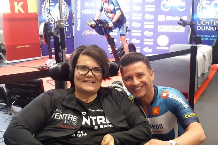 Mit "Edelfan" Nici im ORF-Studio