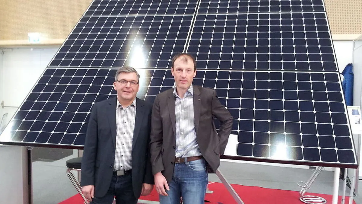 Landesrat Josef Schwaiger mit Josef Skuk 