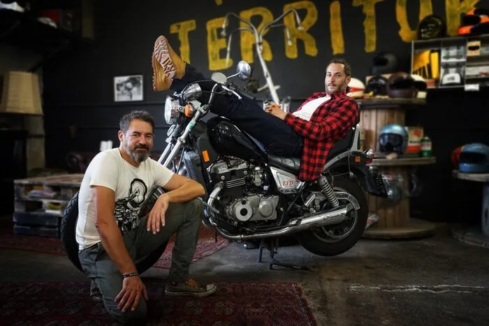 Diese Kawasaki 450 LTD wird für den guten Zweck umgebaut
