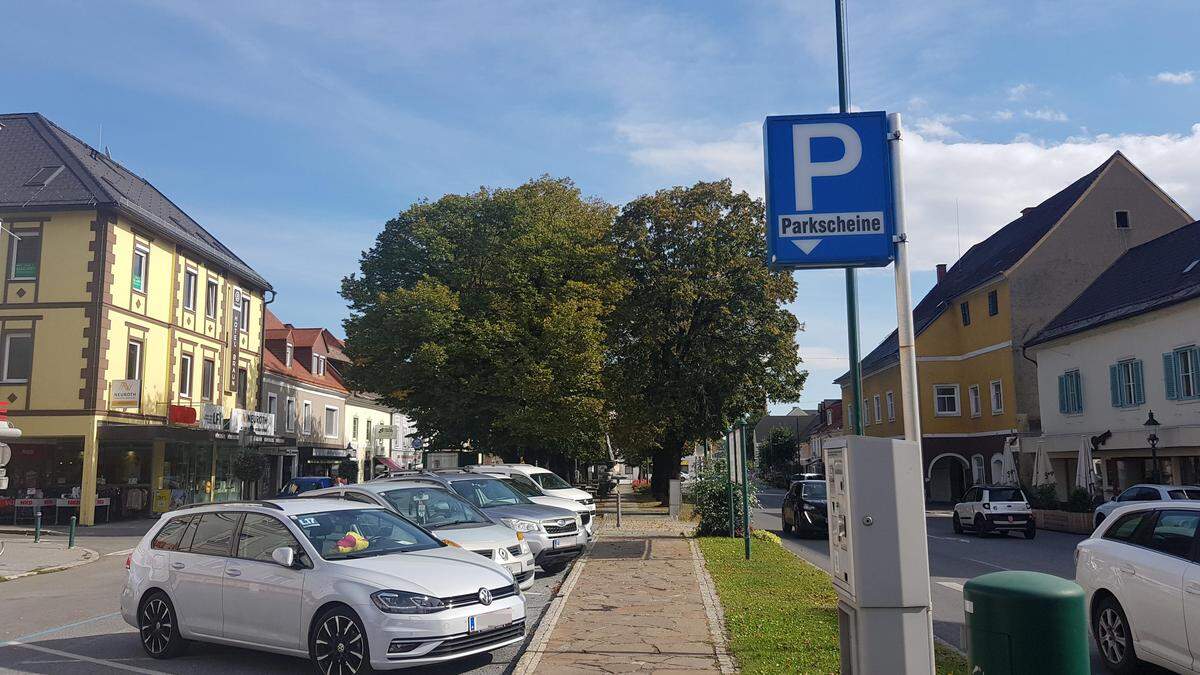 Mit 1. Jänner werden die Parkautomaten am Voitsberger Hauptplatz außer Dienst gestellt