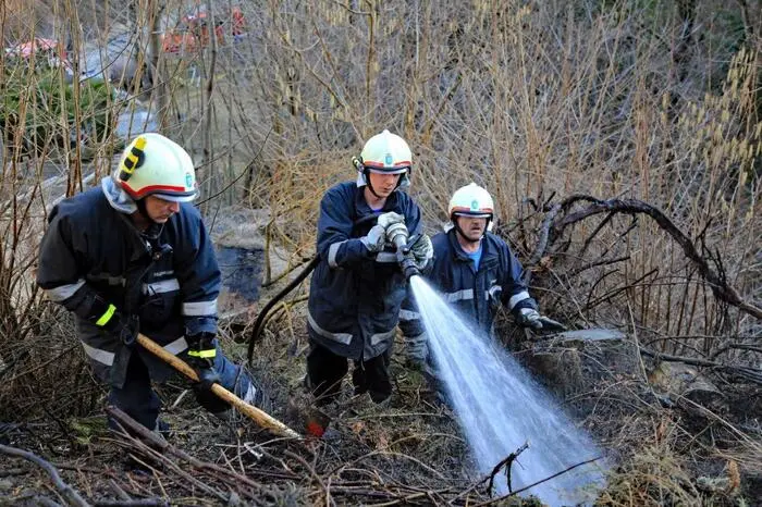 "Mit 20 Mann rückten die Feuerwehren Kleinlobming und Apfelberg an, um im steilen Gelände die Flammen zu bekämpfen", so Einsatzleiter Karl Leitner von der Feuerwehr Kleinlobming.