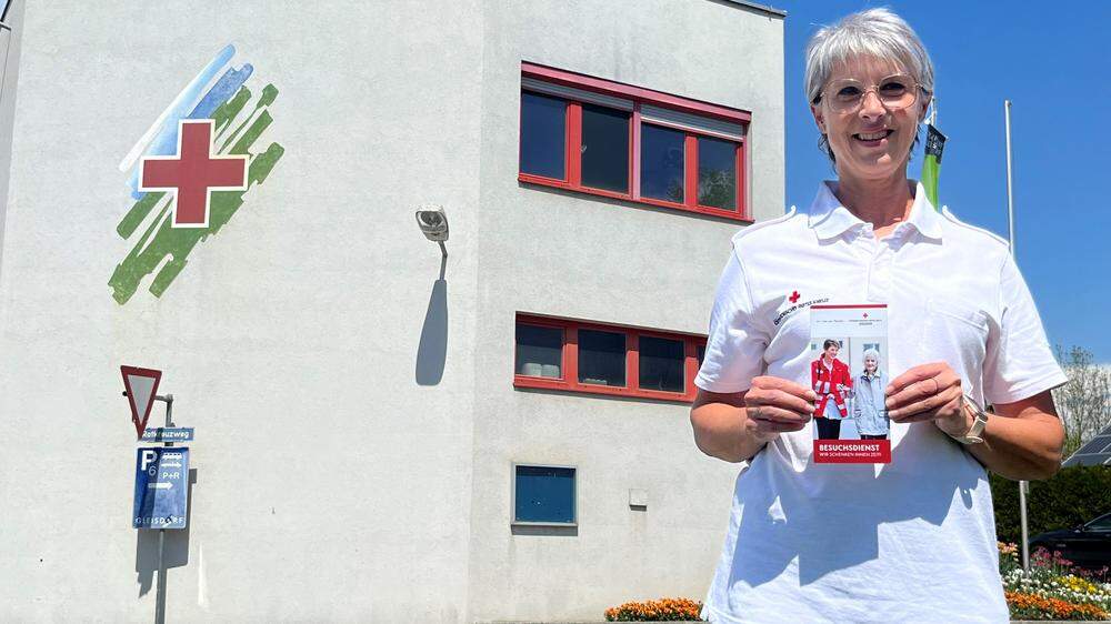 Tamara Fuchs leitet die Besuchs- und Begleitsdienstgruppe des Roten Kreuzes in Gleisdorf