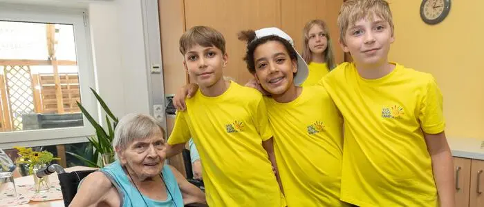 Die Bewohnerinnen und Bewohner des Caritas Pflegewohnhauses Preding freuten sich über den Besuch