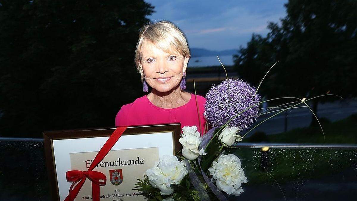 Gerne kehre sie immer wieder an den Wörthersee zurück, meint Uschi Glas. &quot;Er ist meine zweite Heimat&quot;