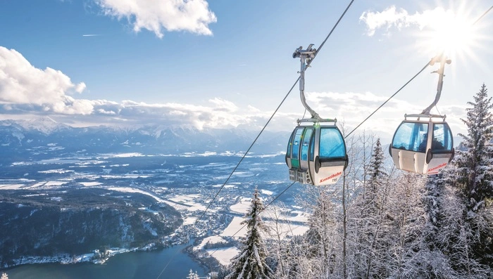 Mit der Kanzelbahn auf die Gerlitzen und von da aus wunderschöne Wanderwege begehen 