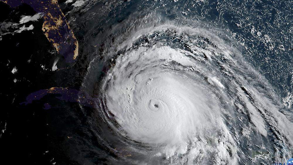 Der Hurrikan aus Satellitensicht