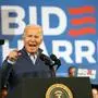 Joe Biden bei einer Rede in Pennsylvania. 