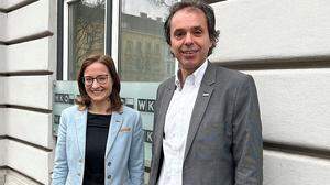 Wirtschaftskammer-Obfrau Astrid Baumann und Alexander Sumnitsch, Geschäftsführer WKO-Regionalstelle Leoben