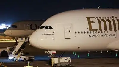 Das erste Flugzeug aus den Emiraten nach Deutschland it in der Luft