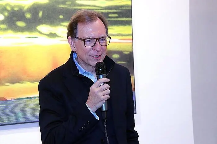 Über die Künstler und ihr Werk hielt Christian Buchmann, Vorsitzender des Kulturkuratoriums der Landes Steiermark, die Laudatio.