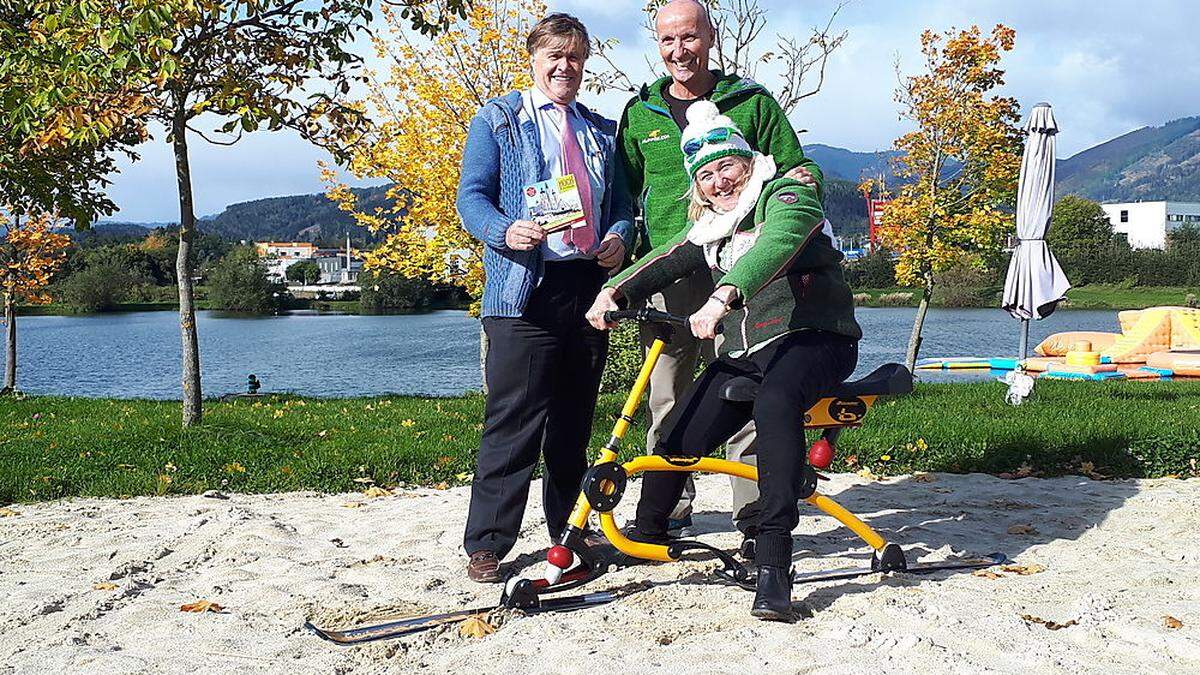 Helmut Flasch, Andi Puswald und Claudia Flatscher (von links)