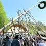 Maibaum-Aufstellen 2019 in Stübing