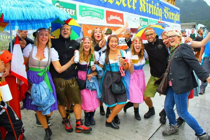 Beste Stimmung beim Altausseer Kirtag...