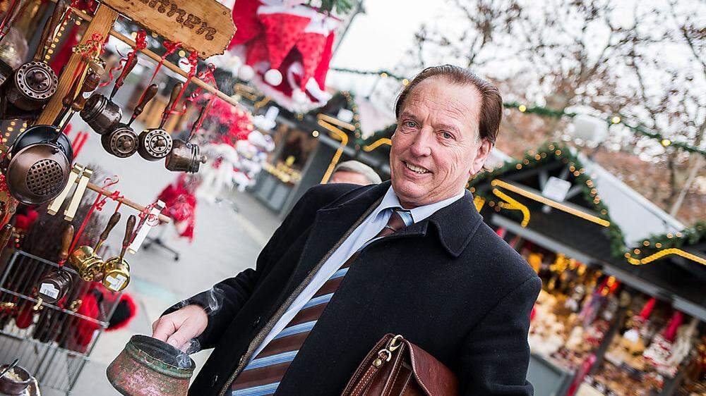 Marktdirektor Gerhard Winkler nimmt mit dem Christkindlmarkt Abschied vom Berufsleben.