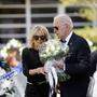 US-Präsident Joe Biden und seine Frau Jill am Ort der Bluttat