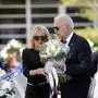 US-Präsident Joe Biden und seine Frau Jill am Ort der Bluttat