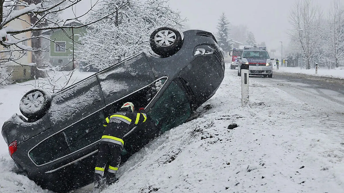 Zahlreiche Einsätze gab es im Raum Oberdorf, Gemeinde Kirchberg/Raab