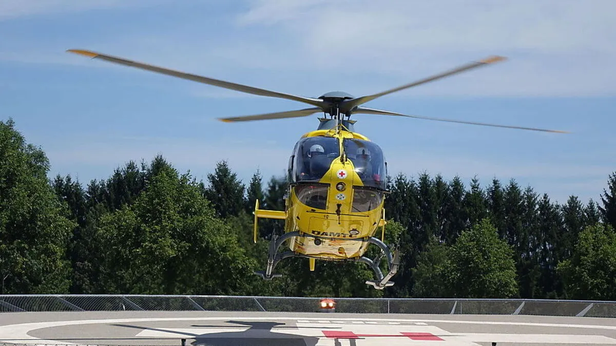 Vom Hubschrauber aus wurde der verirrte Schwammerlsucher gesichtet