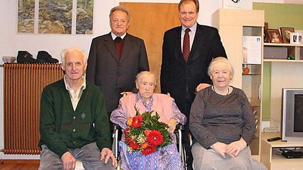 Frieda Gschank ist 103 Jahre alt