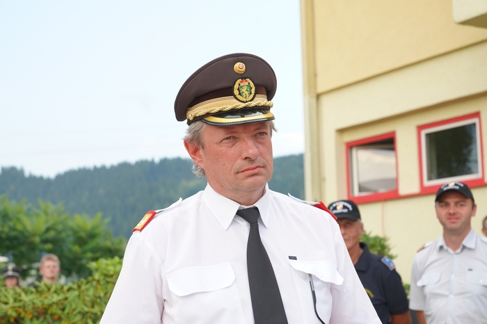 Landesfeuerwehrkommandant Reinhard Leichtfried