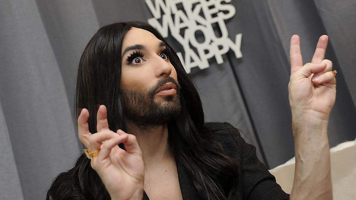 Conchita gewann den Song Contest 2014