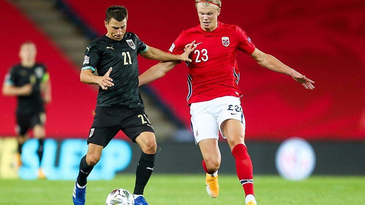 Ex-Salzburg-Stürmer Erling Haaland (rechts) ist der neue &quot;Golden Boy&quot;.