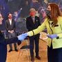 Die Angelobung im Vorjahr von St. Veits Bürgermeister Martin Kulmer durch Bezirkshauptfrau Claudia Grillitsch