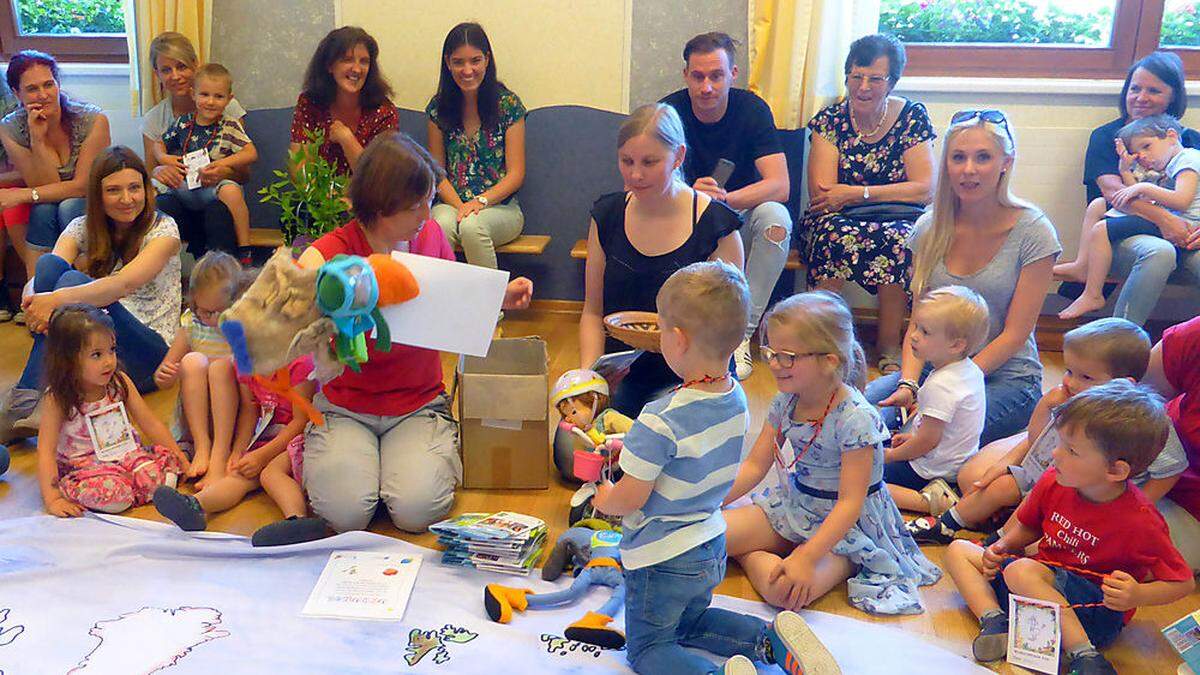 Klimachecker beim Abschlussfest im Kinderhaus