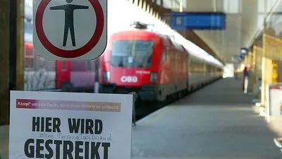 ++ ARCHIVBILD/THEMENBILD ++ ÖBB / BAHN / WARNSTREIK