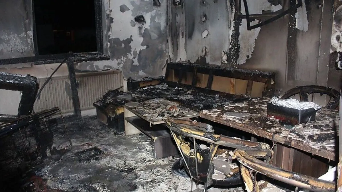 Die Stadtfeuerwehr rückte mit 37 Mann aus