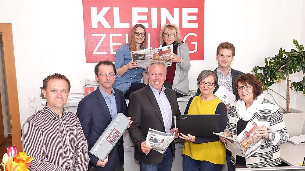 Das Team der Kleinen Zeitung im Regionalbüro in der Birkfelder Straße
