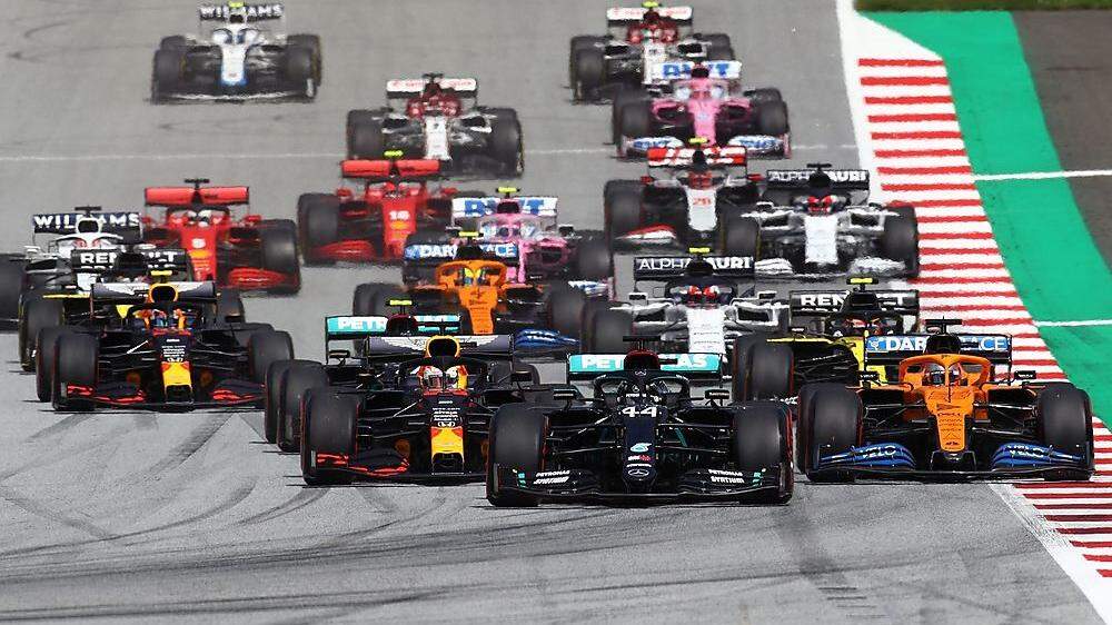 Lewis Hamilton startete aus der Pole-Position