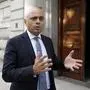 Britain's new Chancellor of the Exchequer Sajid Javid speaks to the media on his arrival at The Treasury in London on July 24, 2019. - Boris Johnson took charge as Britain's prime minister on Wednesday, on a mission to deliver Brexit by October 31 with or without a deal. (Photo by Matt Dunham / POOL / AFP)