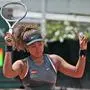 FILE - In this May 12, 2021, file photo, Naomi Osaka of Japan reacts after losing a point against Jessica Pegula of the United States during their match at the Italian Open tennis tournament, in Rome. Osaka’s agent says the four-time Grand Slam champion will sit out Wimbledon and compete at the Tokyo Olympics. Stuart Duguid wrote Thursday, June 17, 2021, in an email that Osaka “is taking some personal time with friends and family. She will be ready for the Olympics and is excited to play in front of her home fans.” (AP Photo/Alessandra Tarantino, File)