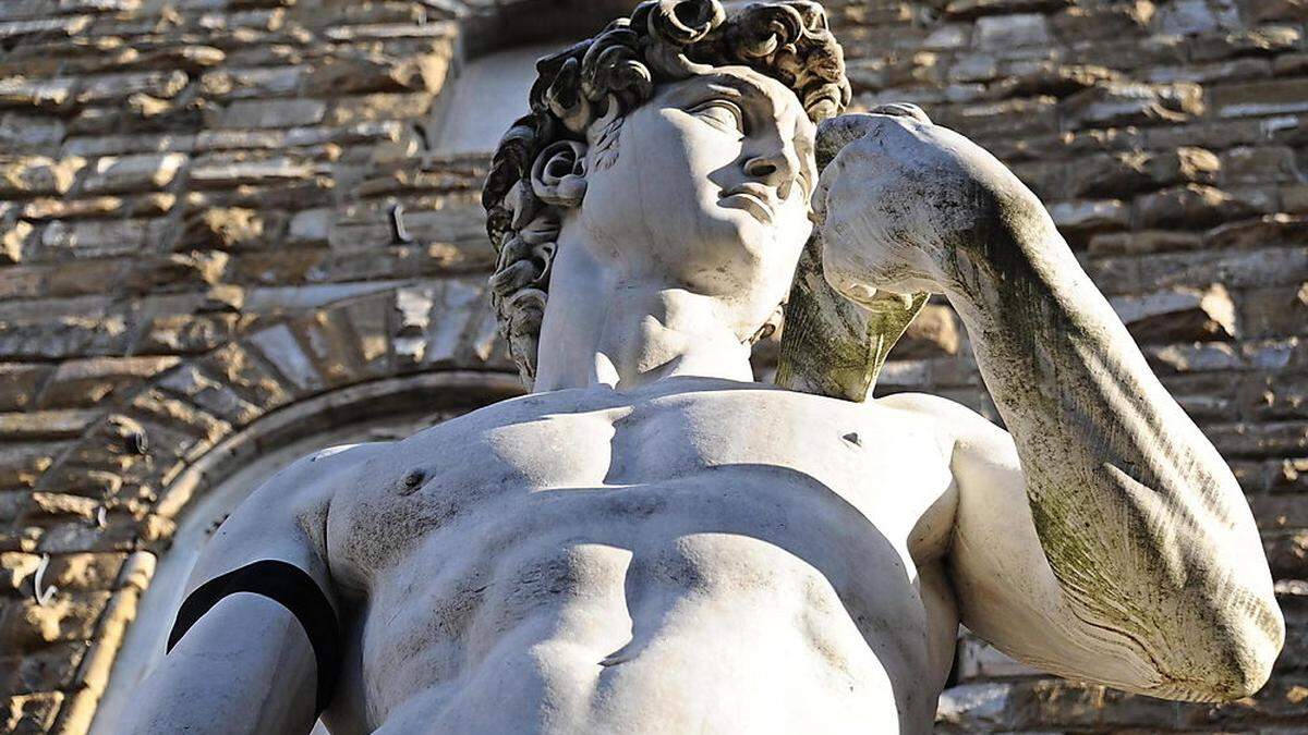 Eine von Michelangelos &quot;David&quot;-Statuen