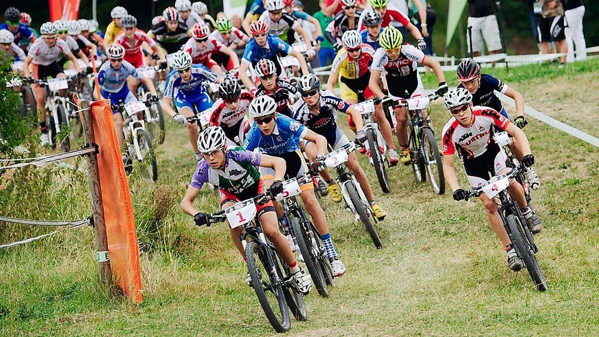 Es geht wieder rund in Stattegg bei der Jugend-EM der Mountainbiker