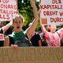 Proteste in Berlin gegen die klimafeindliche Wirtschaft Bolsonaros