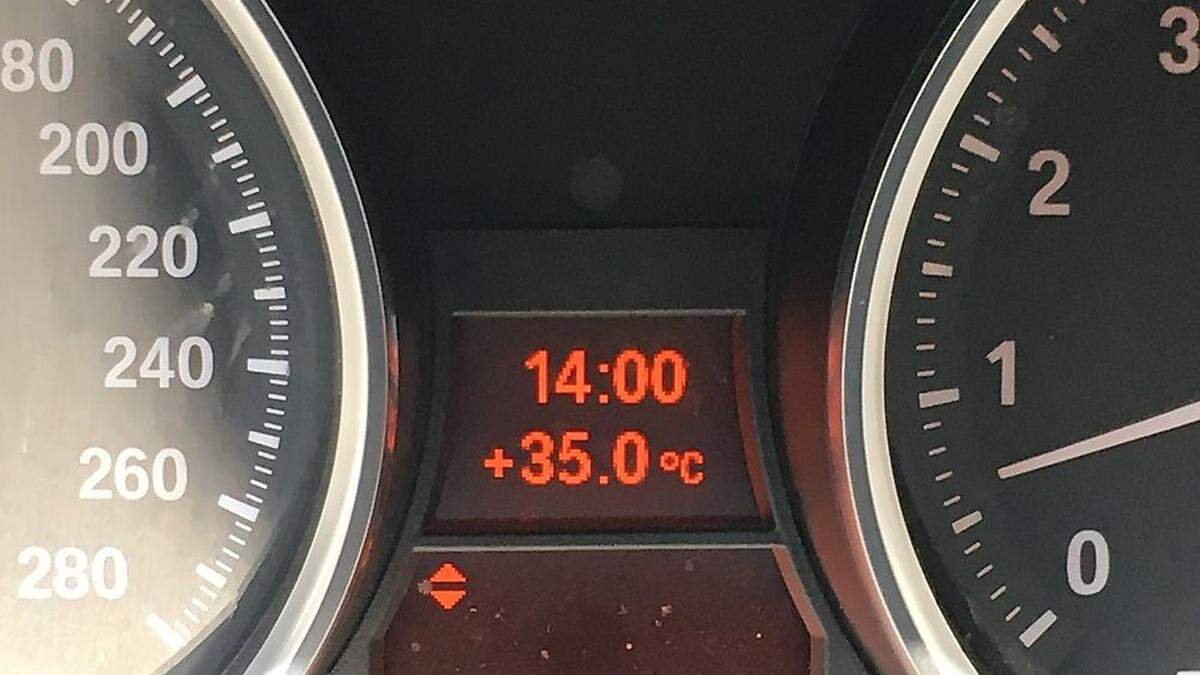 Die Temperaturen im Inneren eines Fahrzeugs können die Außentemperaturen schnell übersteigen
