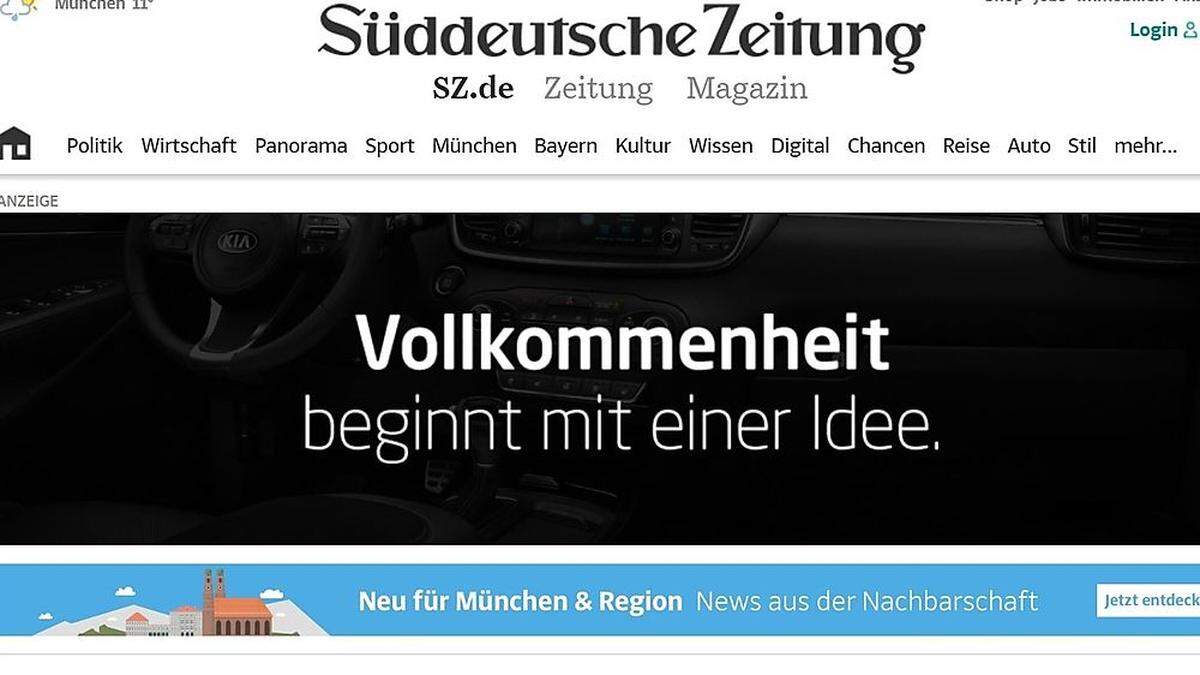 Süddeutsche und Co. klagen gegen Ad-Blocker