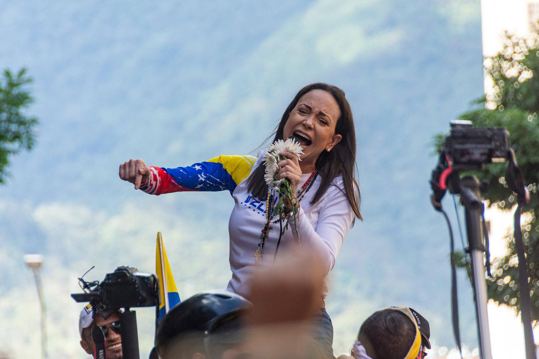 María Corina Machado aus Venezuela widmet Friedensnobelpreis Trump