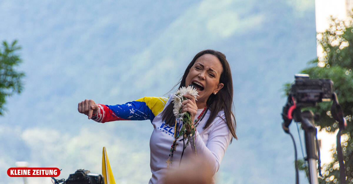 Die Venezolanerin Maria Korina Machado widmet Trump den Friedensnobelpreis